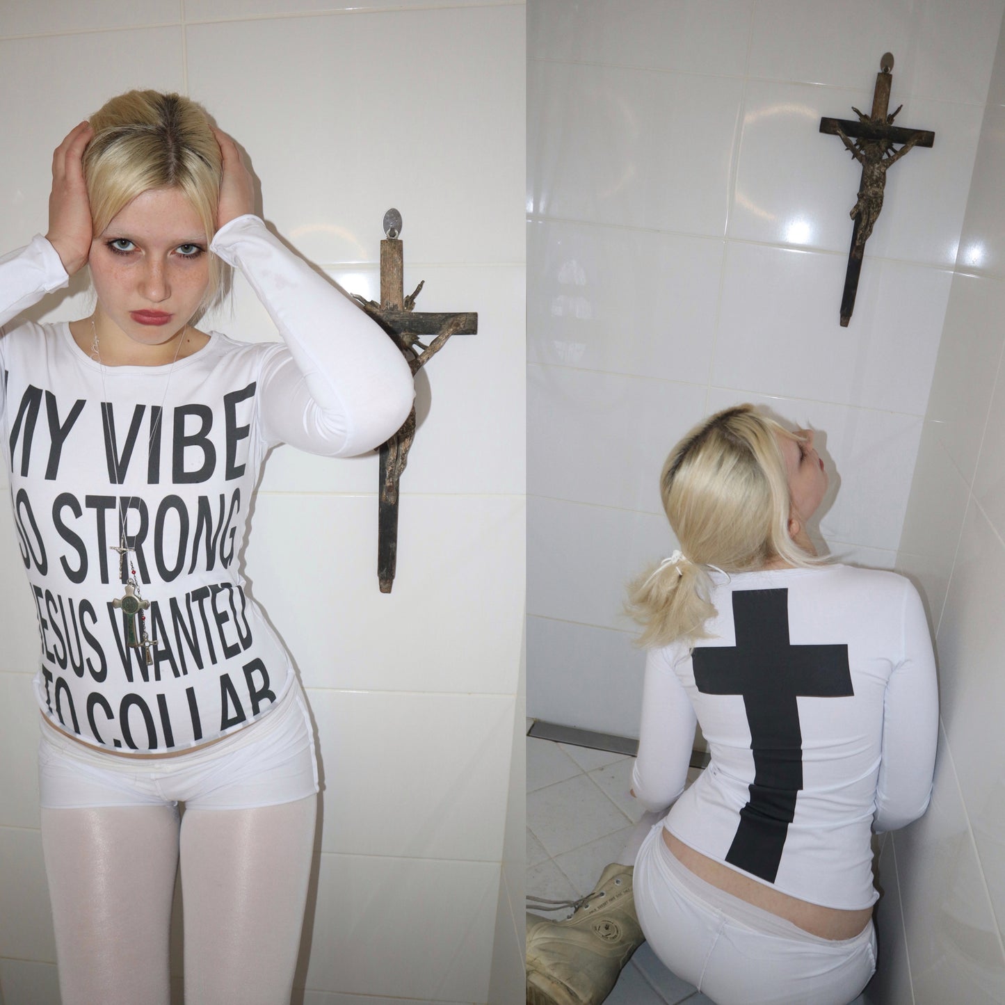 "MY VIBE SO STRONG JESUS WANTED TO COLLAB" long sleeve
