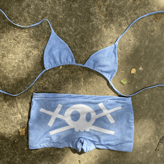 skull bikini